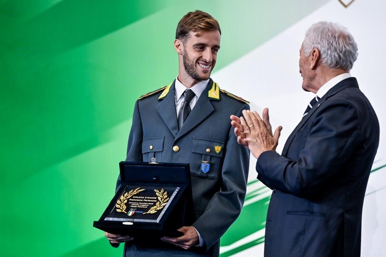 Al maratoneta Francesco Fortunato il Diploma d’Onore: cerimonia a Roma