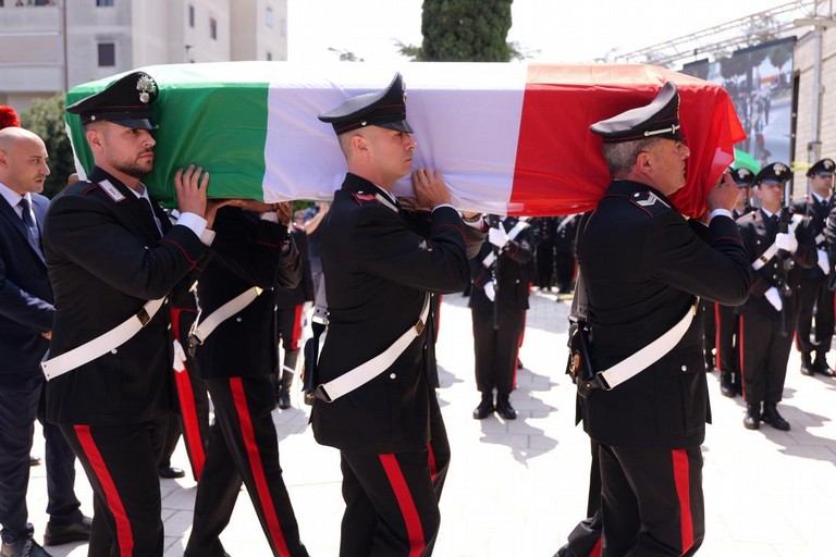 funerali Brigadiere capo dei Carabinieri, Carlo Legrottaglie