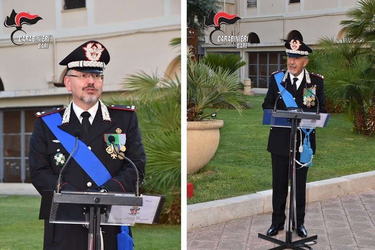 da sx il generale Spagnol ed il collega Manzo