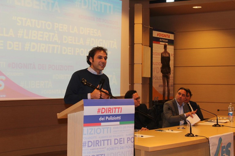Giovanni Iacoi, Segretario nazionale del Sindacato di Polizia Ugl- Les