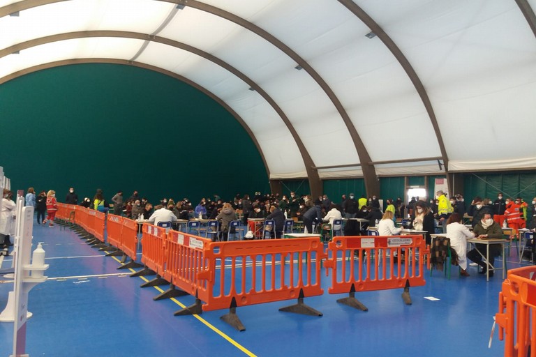 hub vaccinale di San Valentino