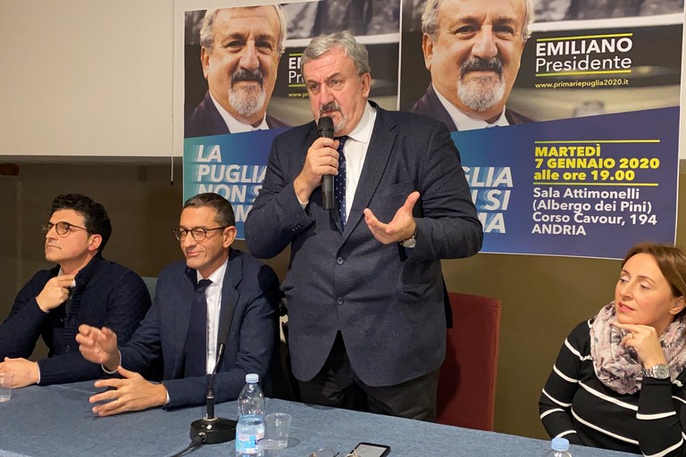 Michele Emiliano ad Andria