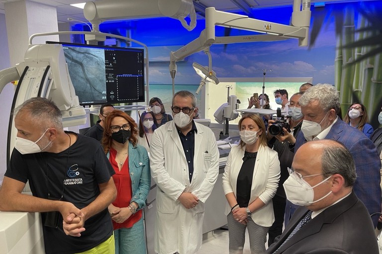 Inaugurazione strumentazioni all’ospedale Bonomo.