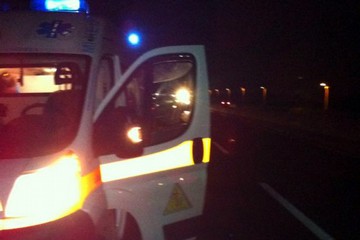 Ambulanza incidente SS 16