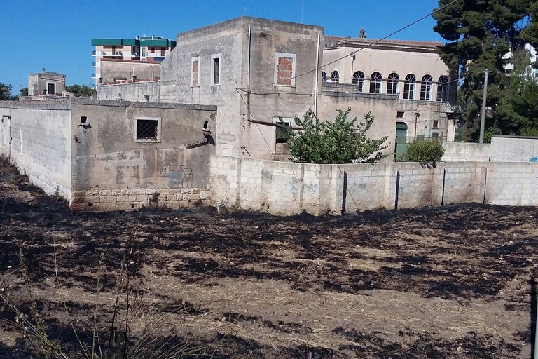 incendio in via Ceruti