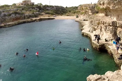 Puliamo il mondo, pulizia dei fondali di Polignano a mare