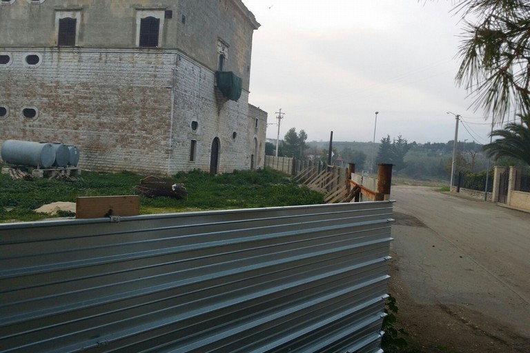 Borgata Troianelli, il cantiere edile del palazzo ducale