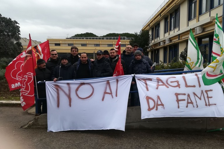 Foto protesta Ferrotramviaria