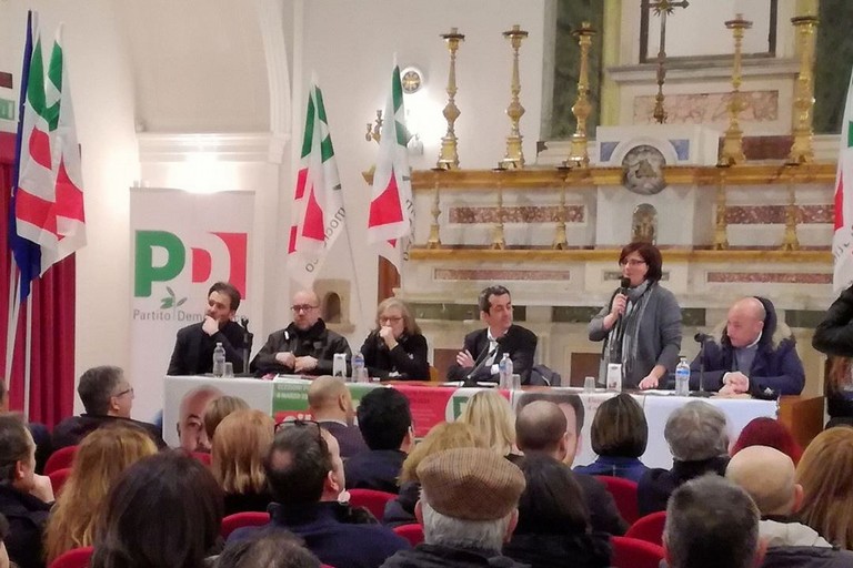 Manifestazione del Pd