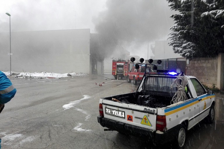 incendio in via Sant'Angelo dei Ricchi