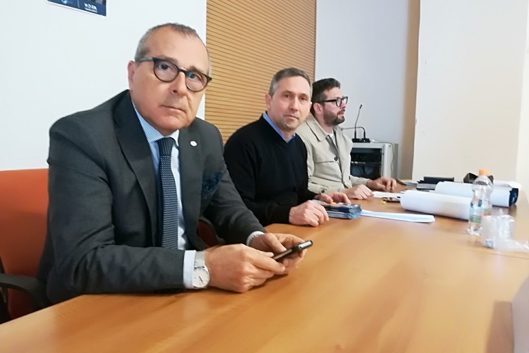 Giuseppe Vatinno (sx), Walter Barbarossa e Fabio Attimonelli