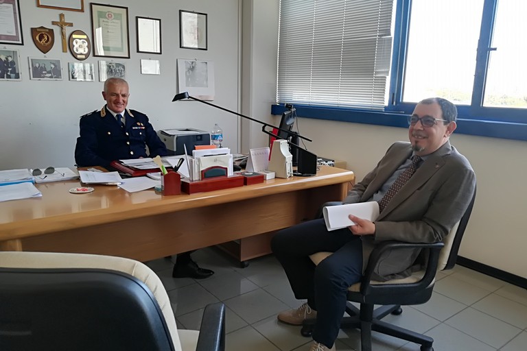 il dr. Speranza (a sx) con il dr. Mazzotta