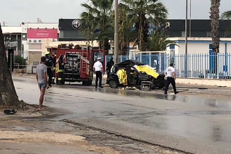 incidente a Trani su via Barletta