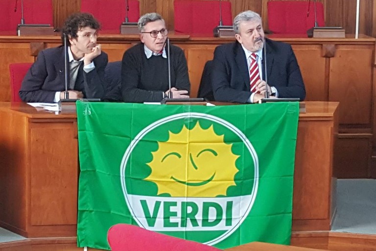 Verdi, da sx Di Gregorio, Troia ed Emiliano