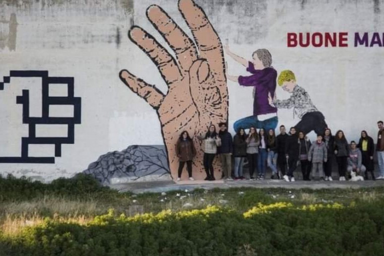 Murales nel quartiere San Valentino