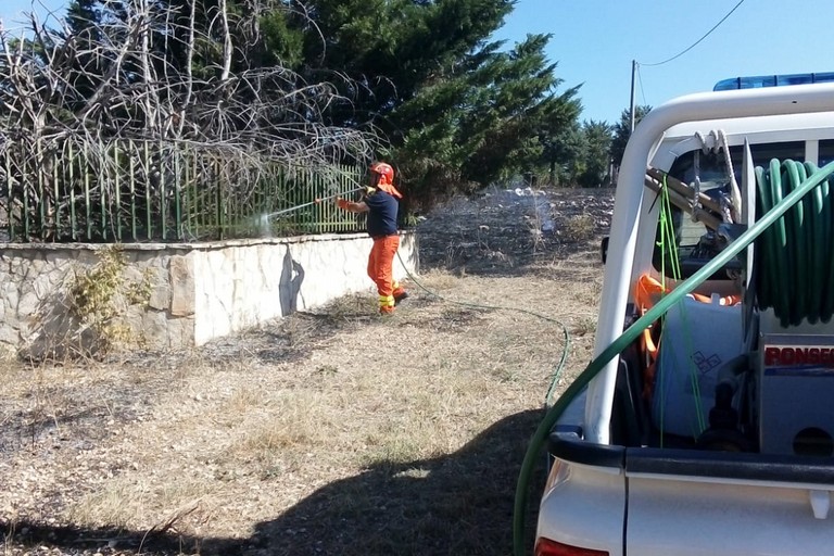 Continua la campagna antincendio boschivo 2019 da parte del Nucleo Volontari Città di Andria