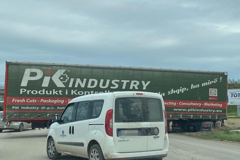 Automezzo bloccato sulla Andria-Trani