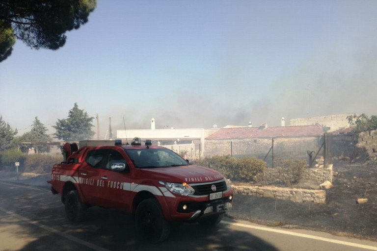 Fiamme a Castel del Monte