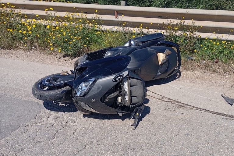 Incidente moto sp 231