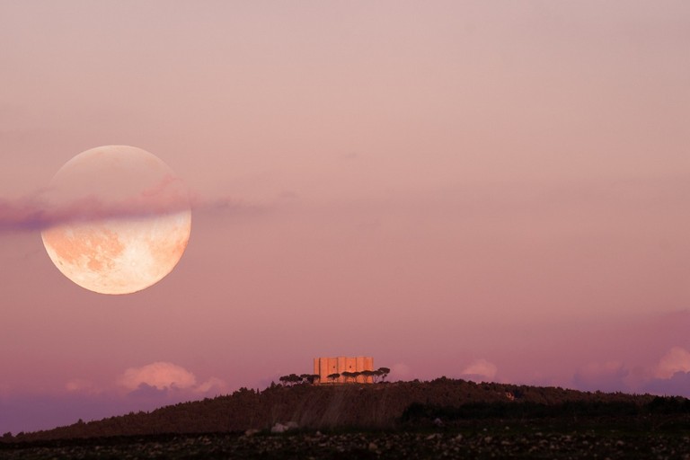 Super luna del Castoro di Vittorio Quinto