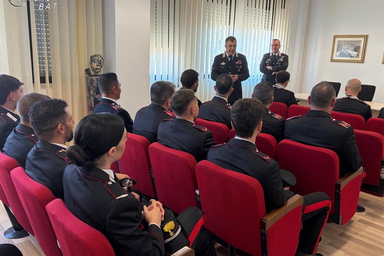 Sicurezza, nella Bat 30 nuovi carabinieri
