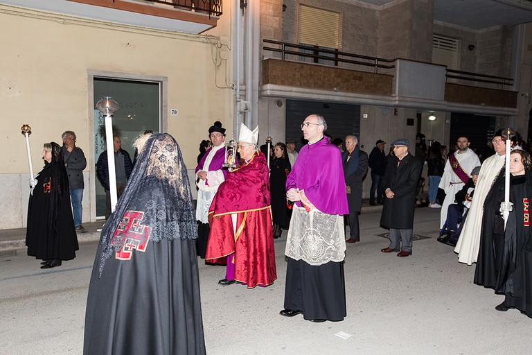 Ad Andria,  l’antica e tradizionale processione  del Venerdì Santo. <span>Foto Riccardo Di Pietro</span>