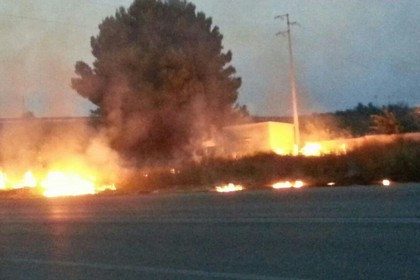 Incendi 3 luglio Montegrosso-Canosa