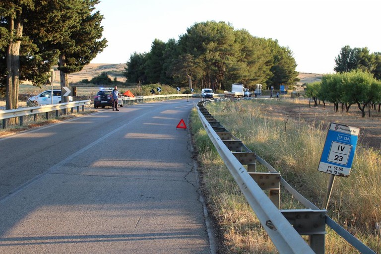 incidente stradale sulla provinciale 234