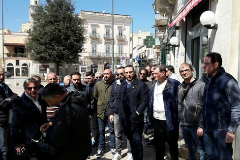 incontro commercianti a piazza Catuma