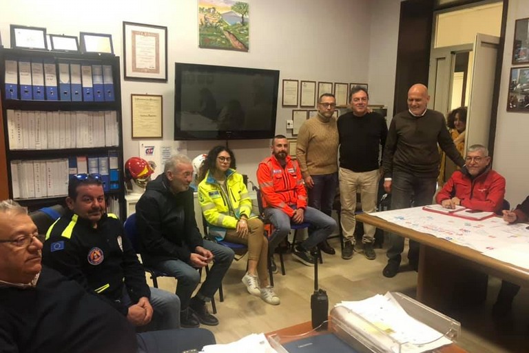incontro organizzativo Protezione civile