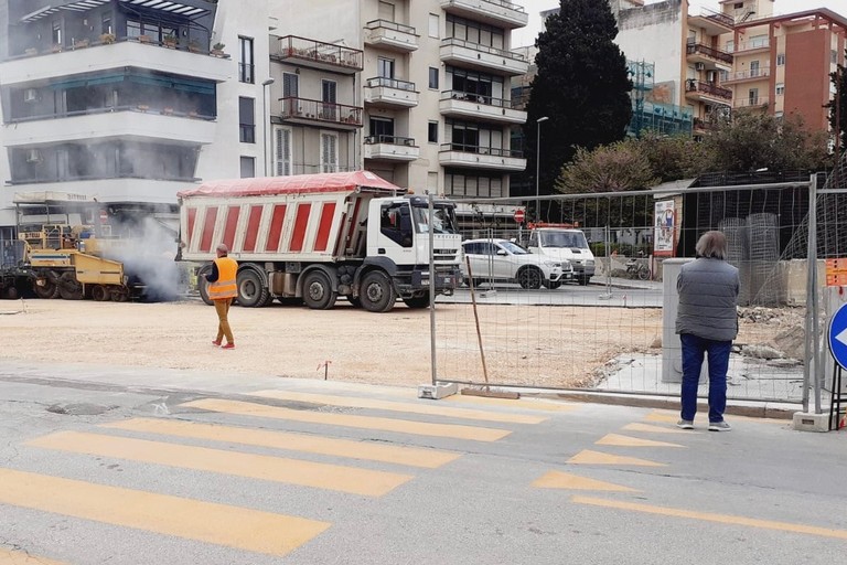 lavori di interramento ferroviario