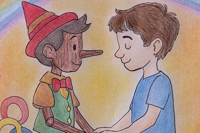 Pinocchio al Presidio di riabilitazione 