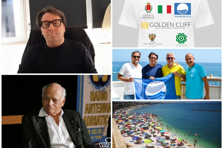 Felice Gemiti ed il Conte Onofrio Spagnoletti Zeuli donano le t-shirt celebrative