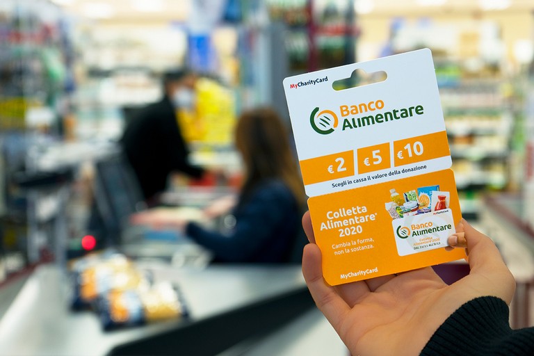 colletta alimentare con card