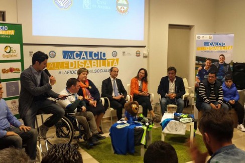 evento un calcio alle disabilità