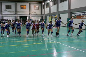 Esultanza Audax volley Andria