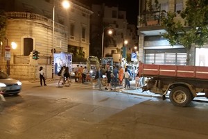 Via Duca d'Aosta intervento Enel