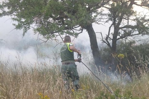 incendio contrada stricchio