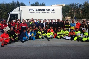 Autocarro Protezione Civile provinciale della BAT