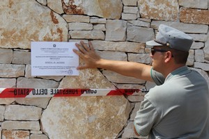 Masseria abusiva sequestro Corpo Forestale dello Stato