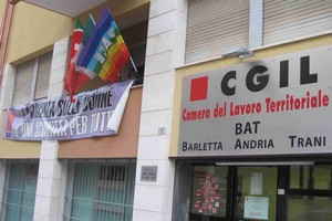 Bandiera della Pace CGIL Andria