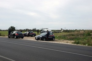 Carabinieri posto di blocco