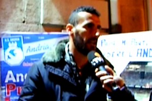 Andria pre-Prato: le parole di Ciccio Larosa e la festa dei Tifosi