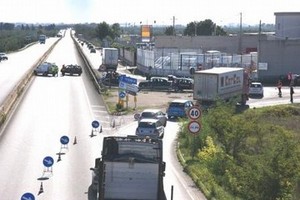 Posto di blocco Carabinieri Andria