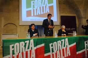 Fitto ad Andria per Forza Italia