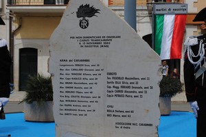 Stele in ricordo Martiti di Nassiriya