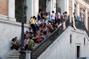 Sit in di protesta andria