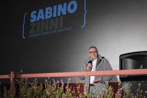 Sabino Zinni, in campo al fianco di Emiliano