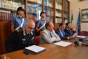 Procura di Trani conferenza stampa sull'omicidio Quercia