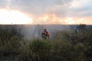 Incendio Contrada Lama Paola